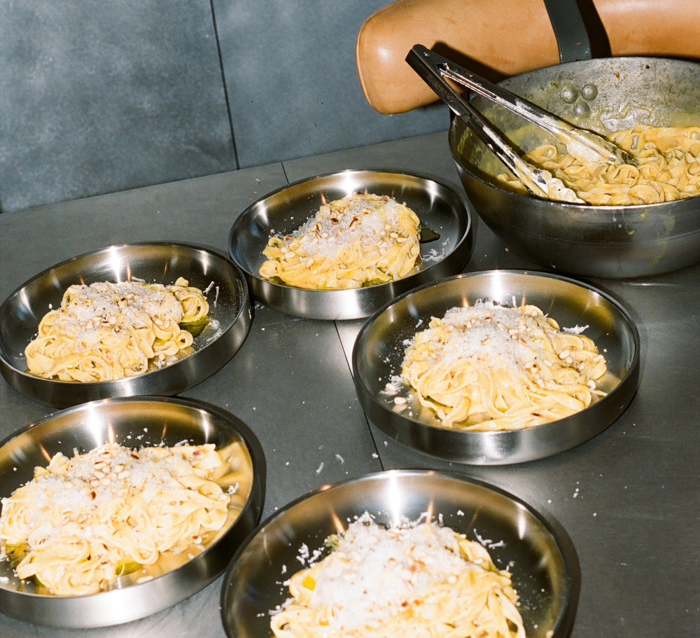 Caroline Sofie's Tagliatelle with butternut squash, pine nuts and parmesan