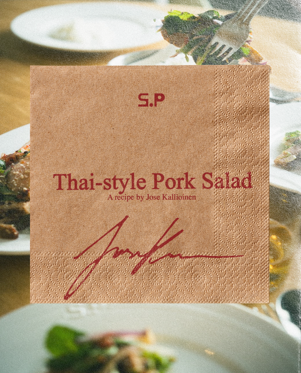 Thai-Style Pork Salad Cover