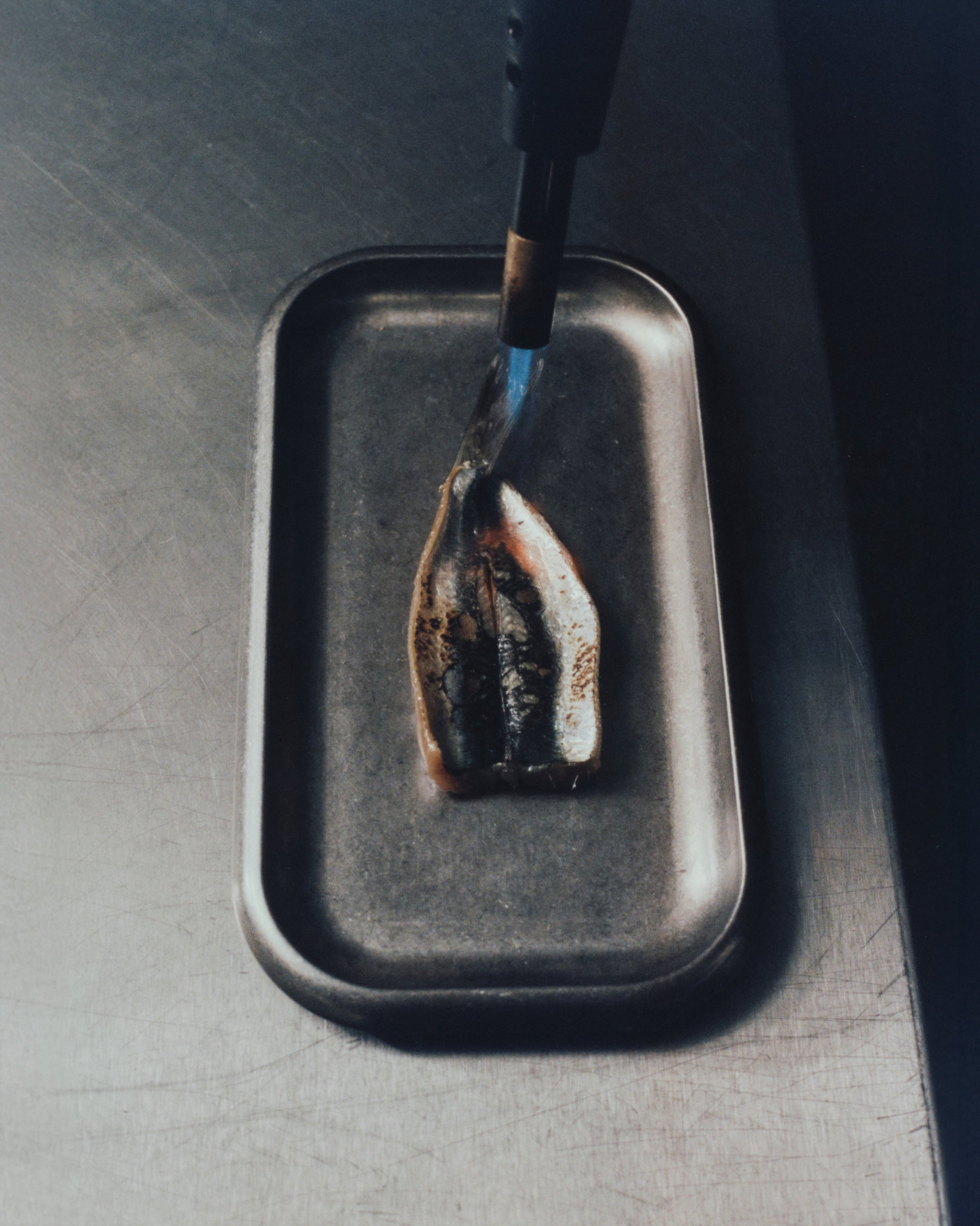 Small Steel Serving Tray - Stonewashed / Set of 4